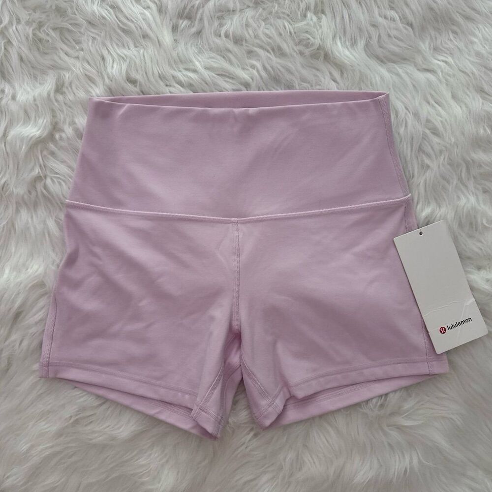 Lululemon Align High Rise Shorts 4" Pink Organza Size 8